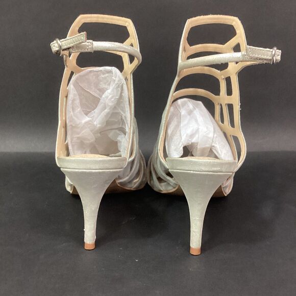 Vince Camuto VC-Paxton Women's 6.5(M) Earl Grey Powered Glitz Stiletto Heels - Picture 3 of 11